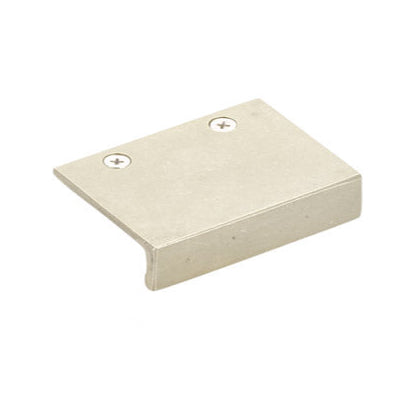 Rustic White Bronze "Selina" Tab Edge Finger Drawer Pulls - Industry Hardware