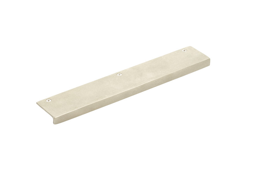 Rustic White Bronze "Selina" Tab Edge Finger Drawer Pulls - Industry Hardware
