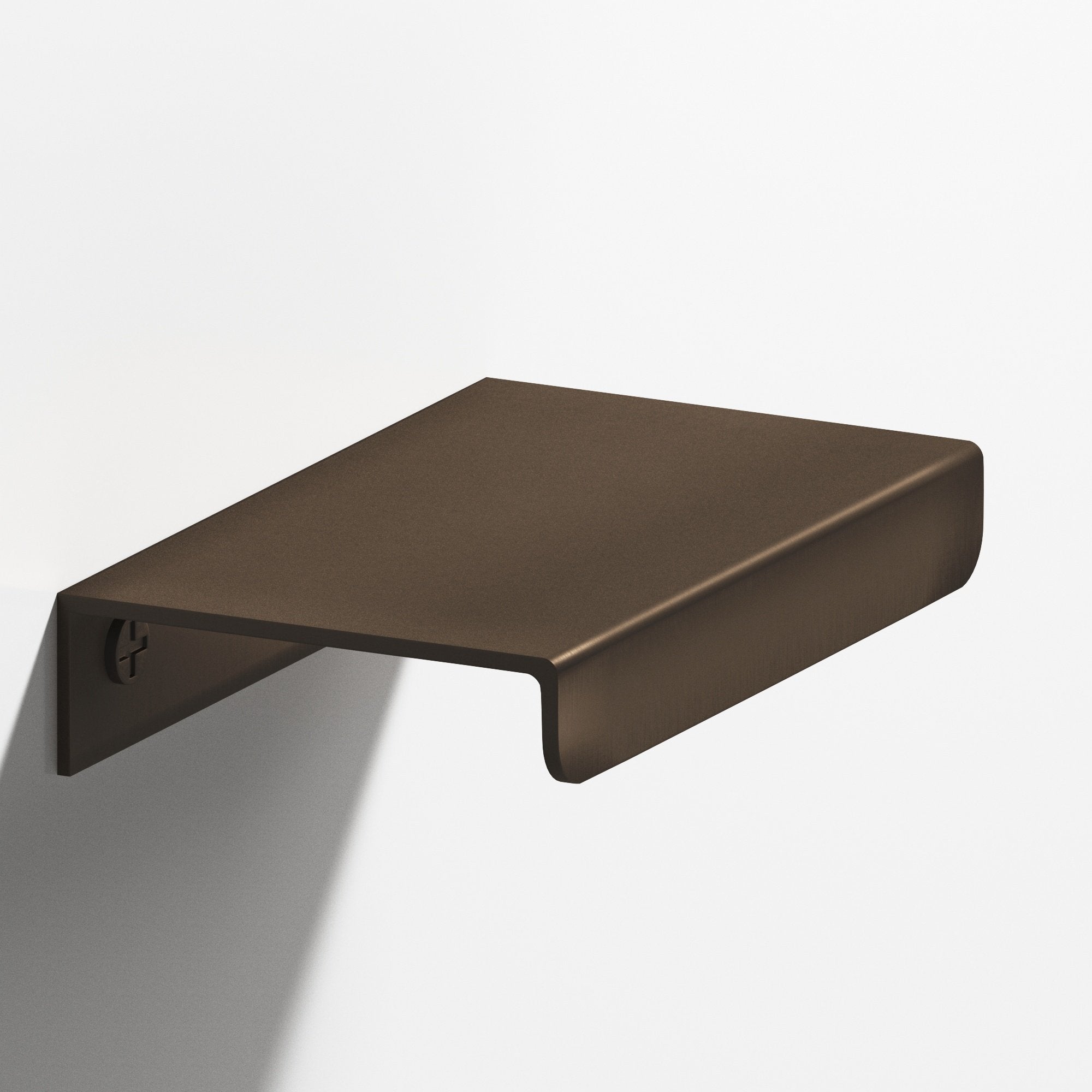 Satin Dark Bronze "Milenia" Edge Drawer Pulls - Industry Hardware