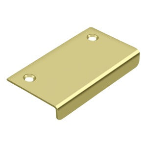 Polished Brass "Forme" Edge Drawer Pulls - Industry Hardware