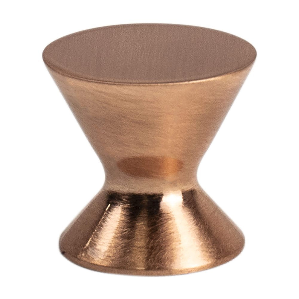 Brushed Copper "Core" Drawer Pulls and Knob