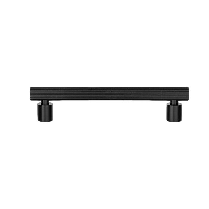 Matte Black "Lustra" Cabinet Knob and Drawer Pull