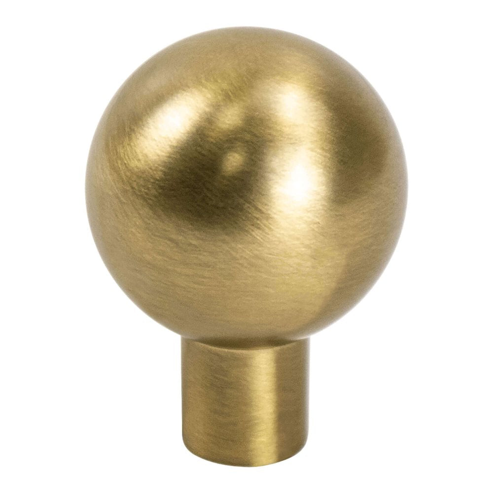 Round Champagne Bronze "Bulb" Ball Cabinet Knob
