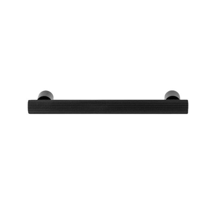 Matte Black "Lustra" Cabinet Knob and Drawer Pull
