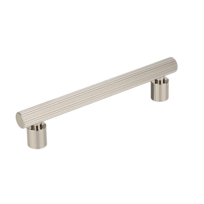 Polished Nickel "Lustra" Cabinet Knob and Drawer Pull