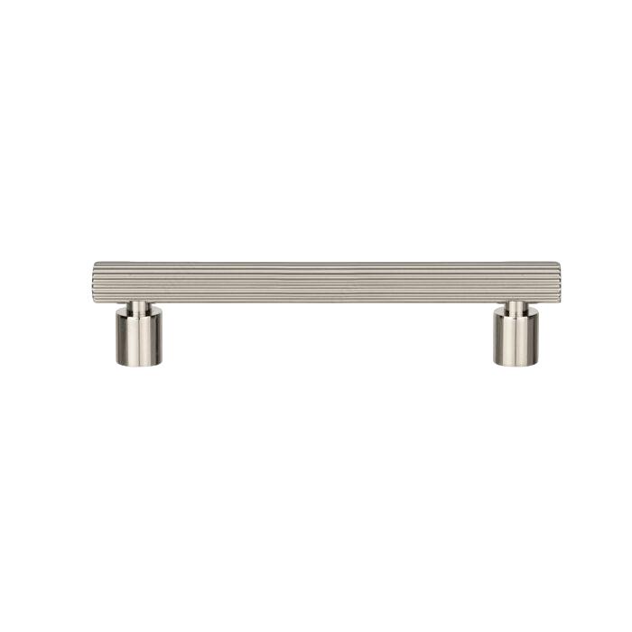 Polished Nickel "Lustra" Cabinet Knob and Drawer Pull