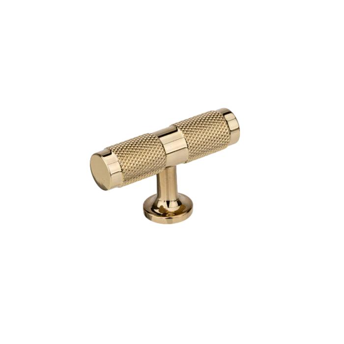 Polished Gold "Rivet" Cabinet Knob and Drawer Pull