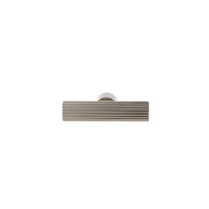 Polished Nickel "Lustra" Cabinet Knob and Drawer Pull