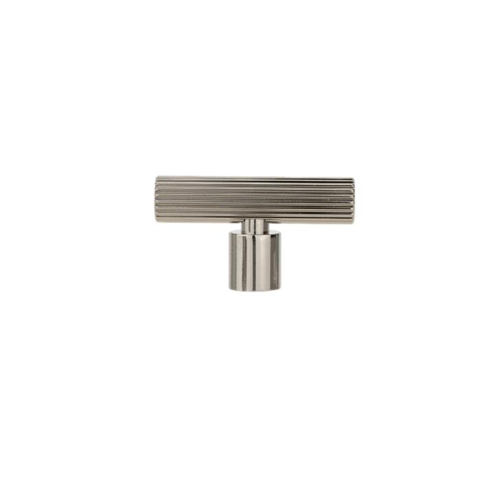 Polished Nickel "Lustra" Cabinet Knob and Drawer Pull