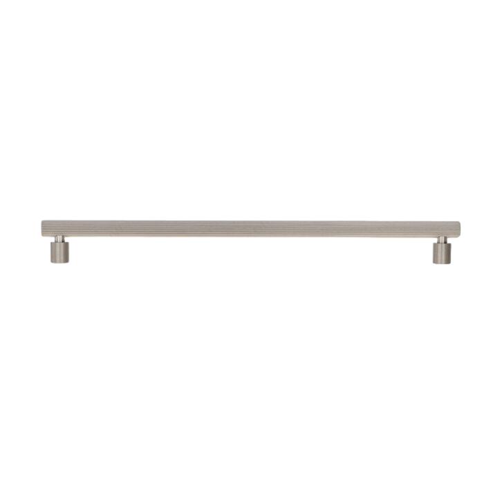 Brushed Nickel "Lustra" Cabinet Knob and Drawer Pull