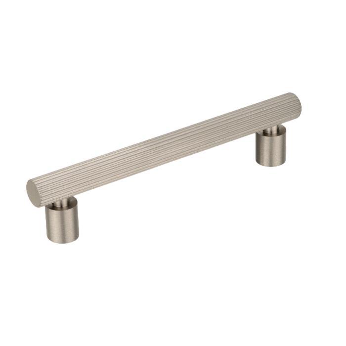 Brushed Nickel "Lustra" Cabinet Knob and Drawer Pull