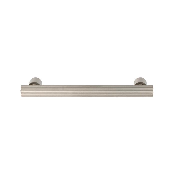 Brushed Nickel "Lustra" Cabinet Knob and Drawer Pull