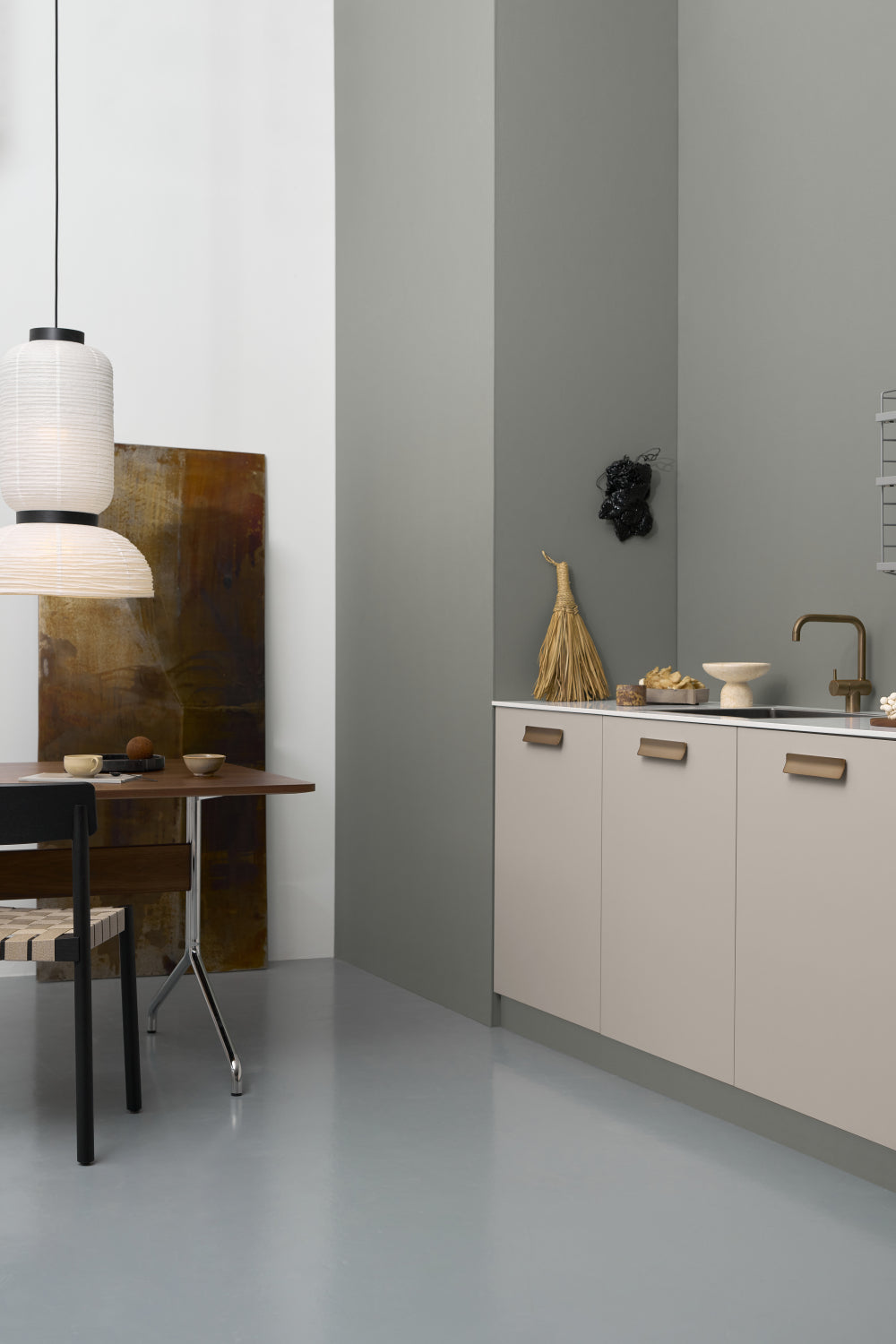 Brushed Bronze "Leaf" Tab Drawer Pulls - Industry Hardware