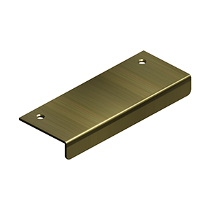 Antique Brass "Forme" Edge Drawer Pulls