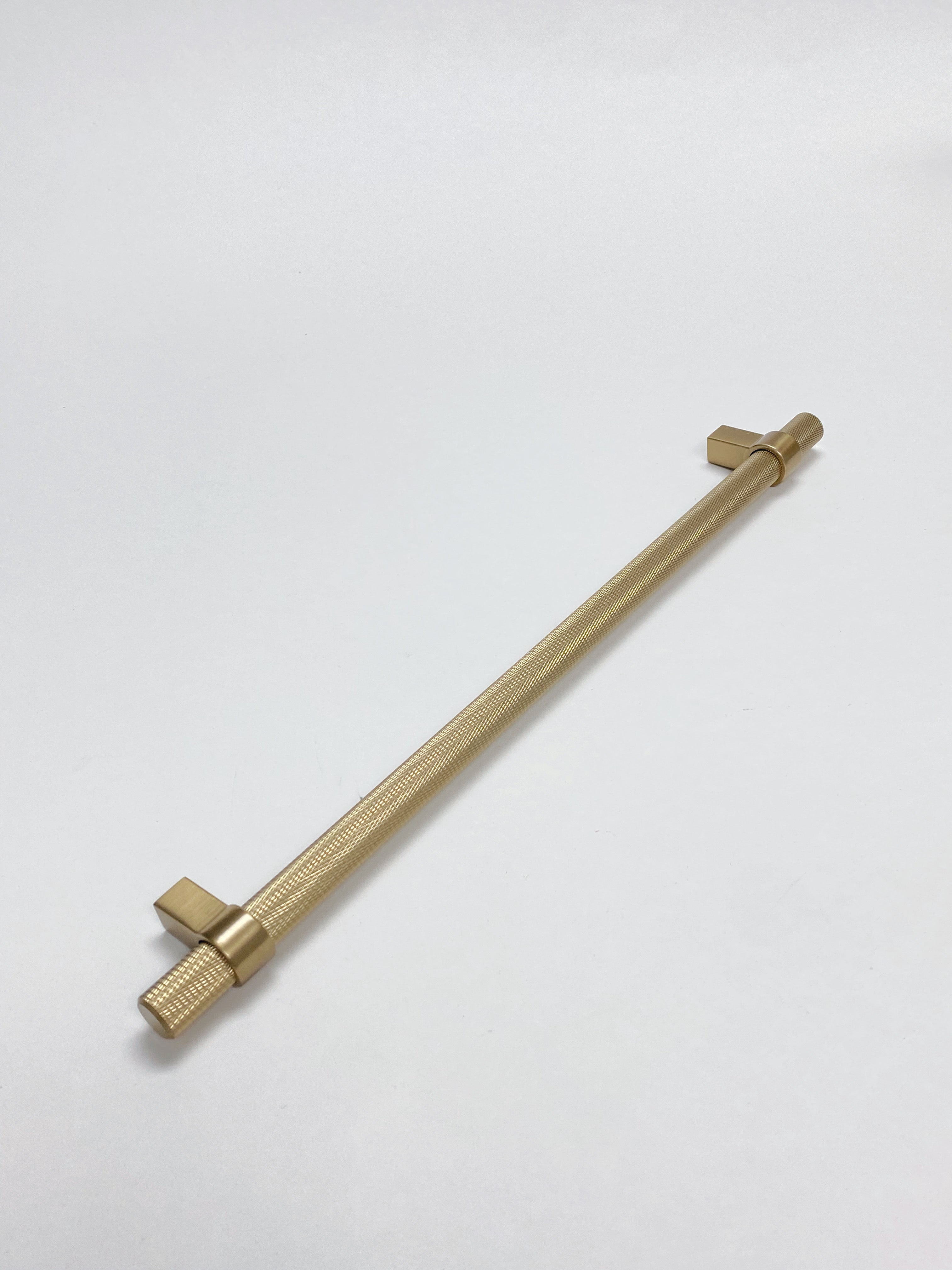 Knurled "Prelude" Champagne Bronze Cabinet Knobs and Drawer Pulls - Industry Hardware