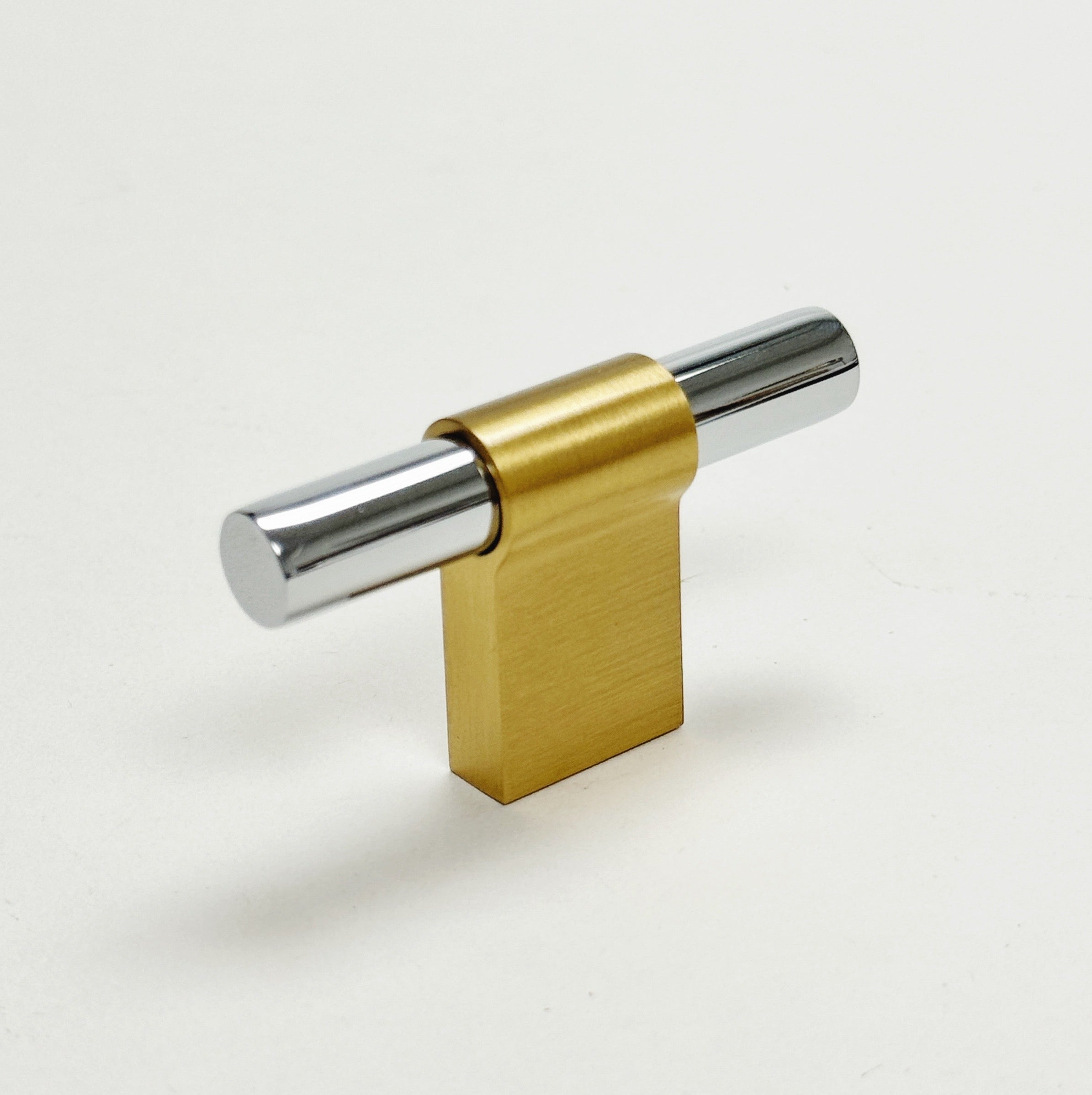 Line Brass and Nickel Cabinet Knob and Drawer Pulls - Industry Hardware