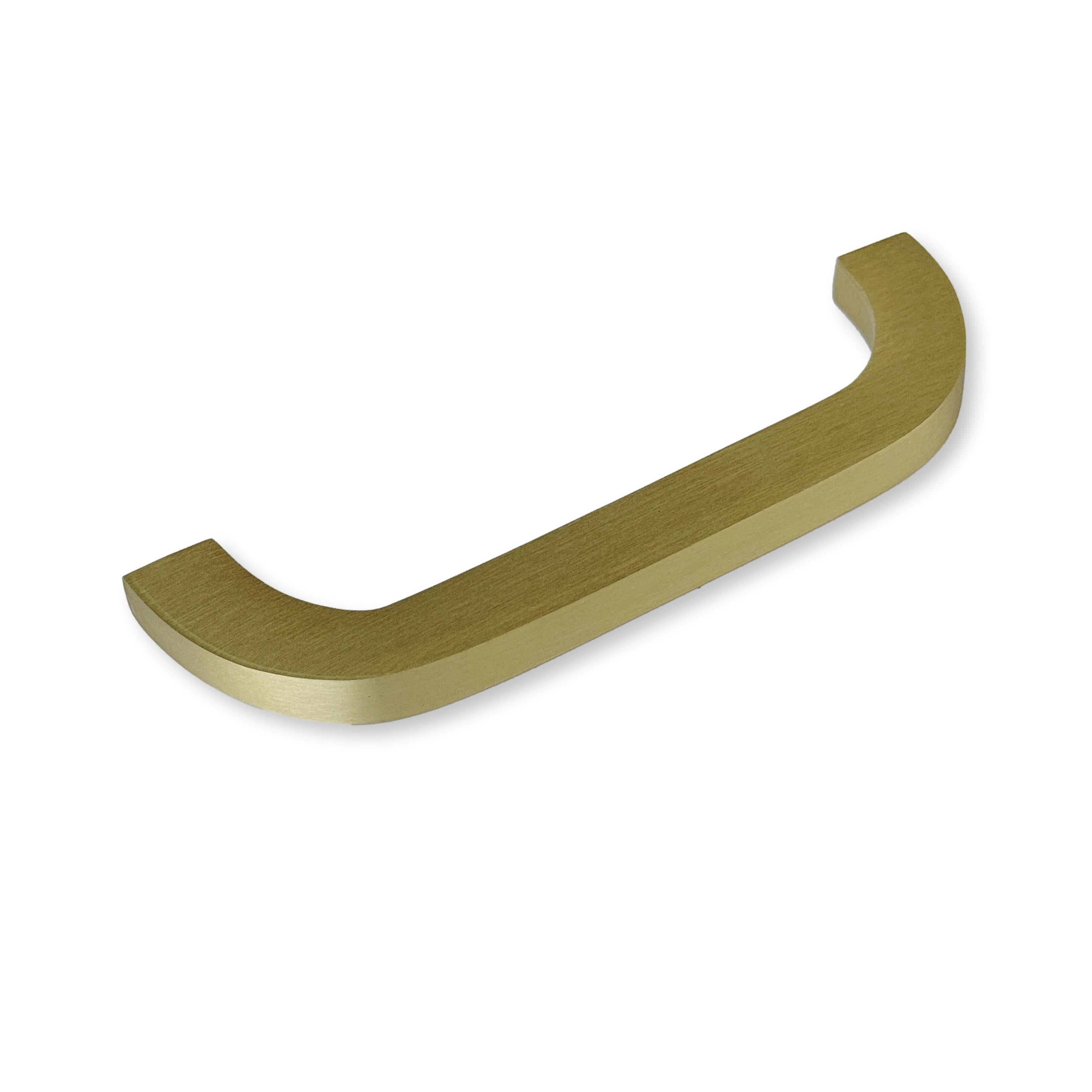 Satin Brass "Celeste" Drawer Pulls and Cabinet Knobs - Industry Hardware