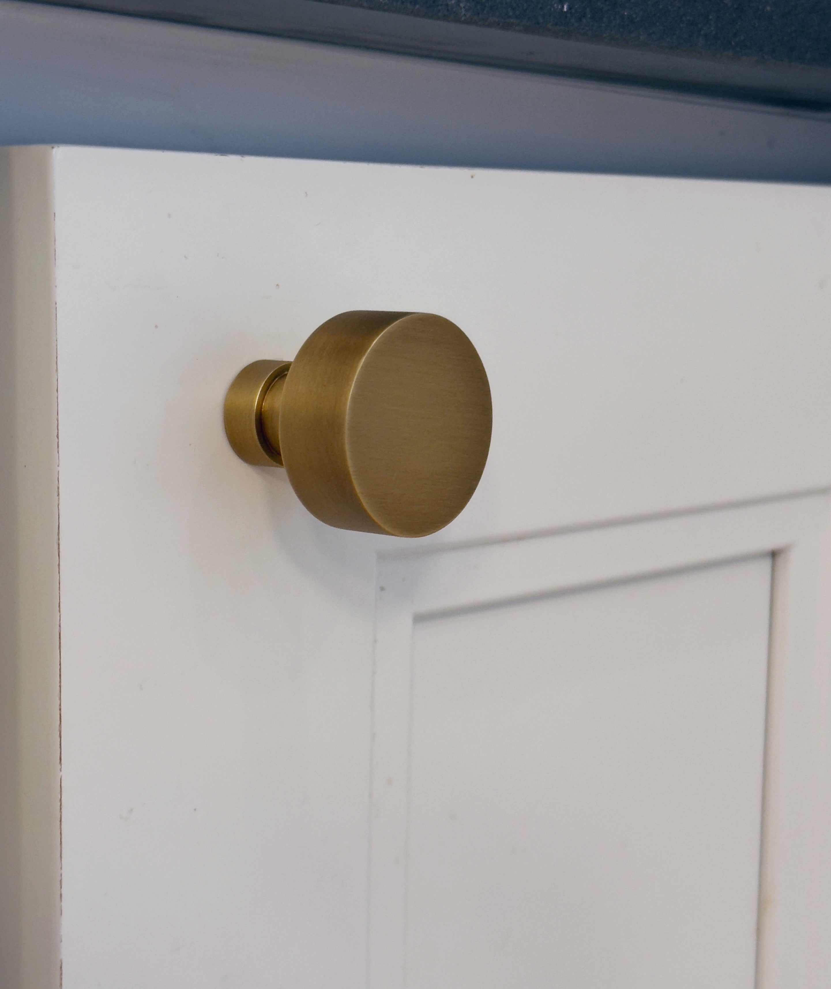 Antique Brushed Brass "Celeste" Drawer Pulls and Cabinet Knobs - Industry Hardware