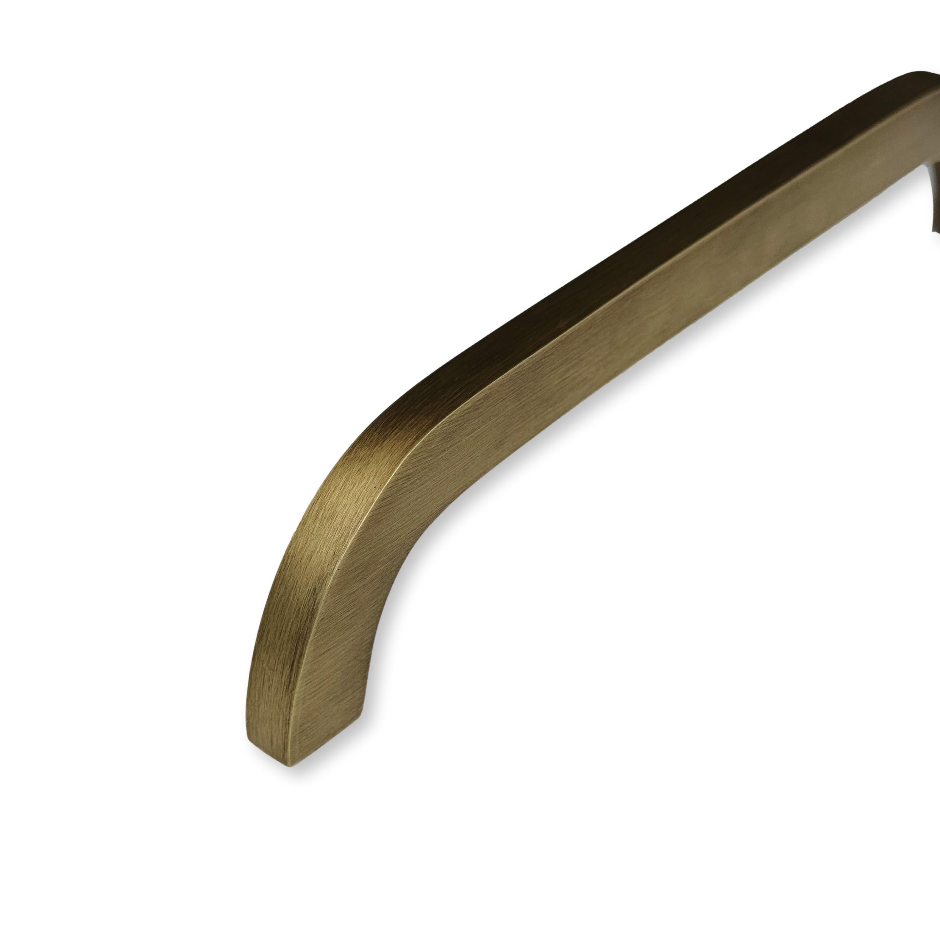 Antique Brushed Brass "Celeste" Drawer Pulls and Cabinet Knobs - Industry Hardware