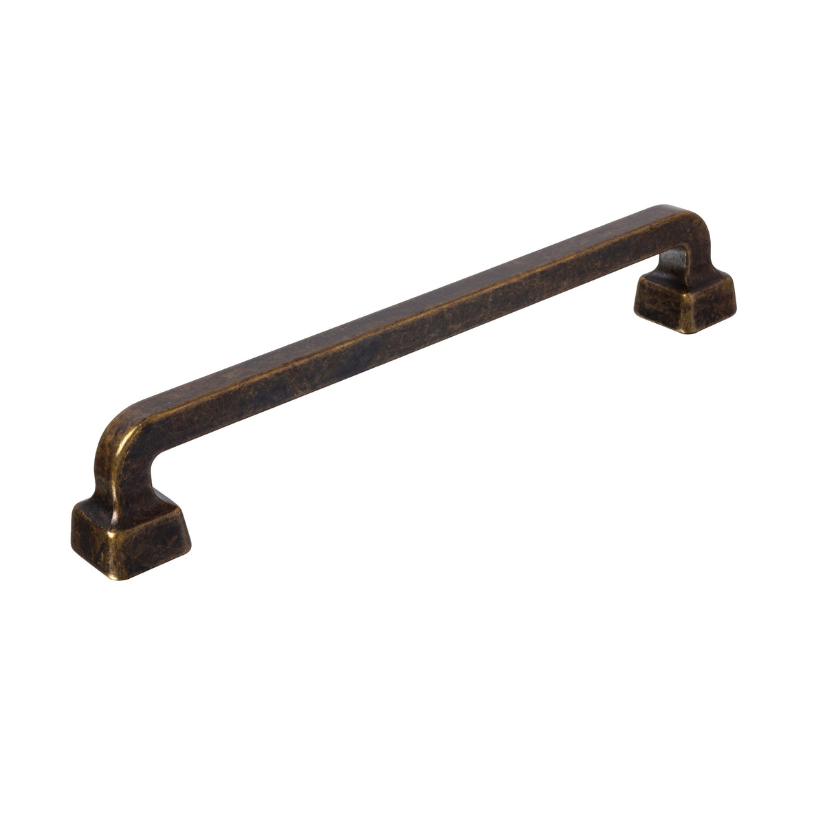 Worn Brass "Capri" Mission Drawer Pull