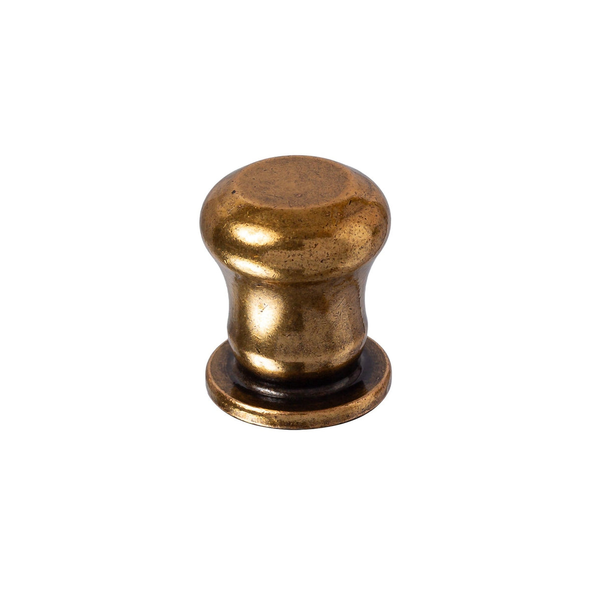 Antique Brass "Trento" Transitional Cabinet Knob and Drawer Pull