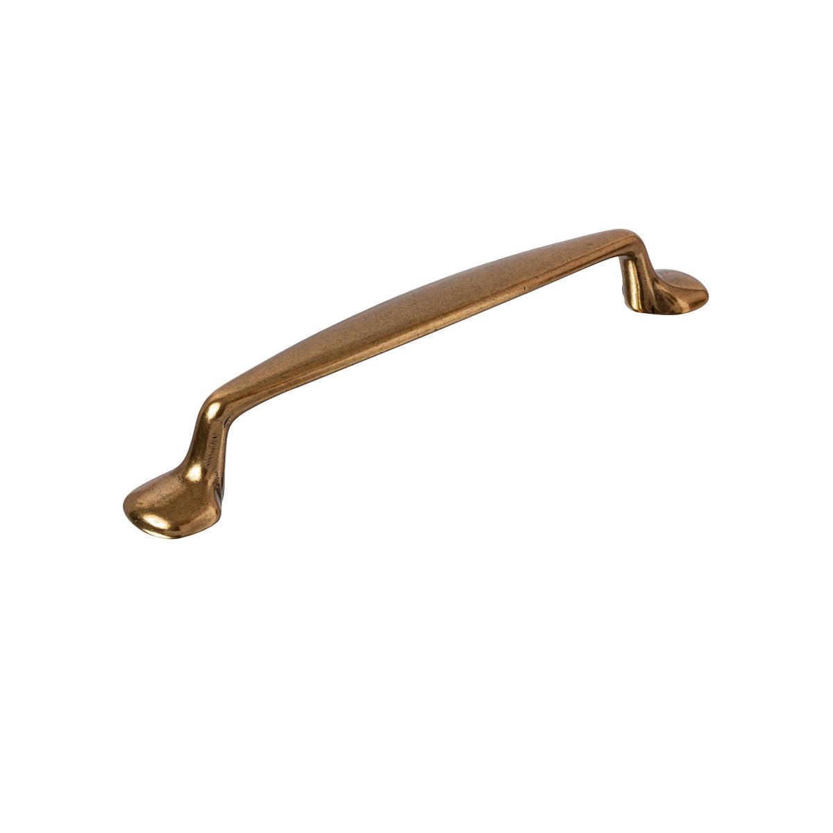 Antique Brass "Trento" Transitional Cabinet Knob and Drawer Pull