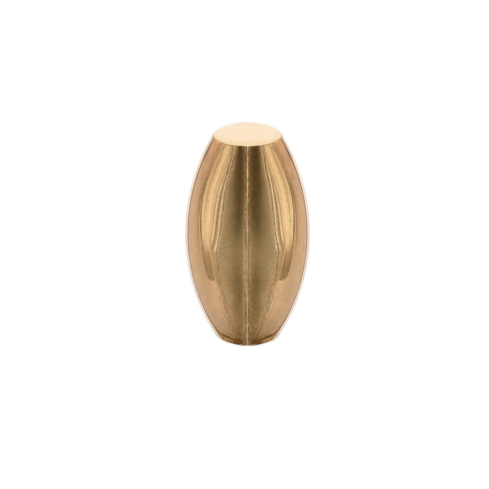 Polished Brass Lew's Hardware Barrel Knobs and Drawer Pulls