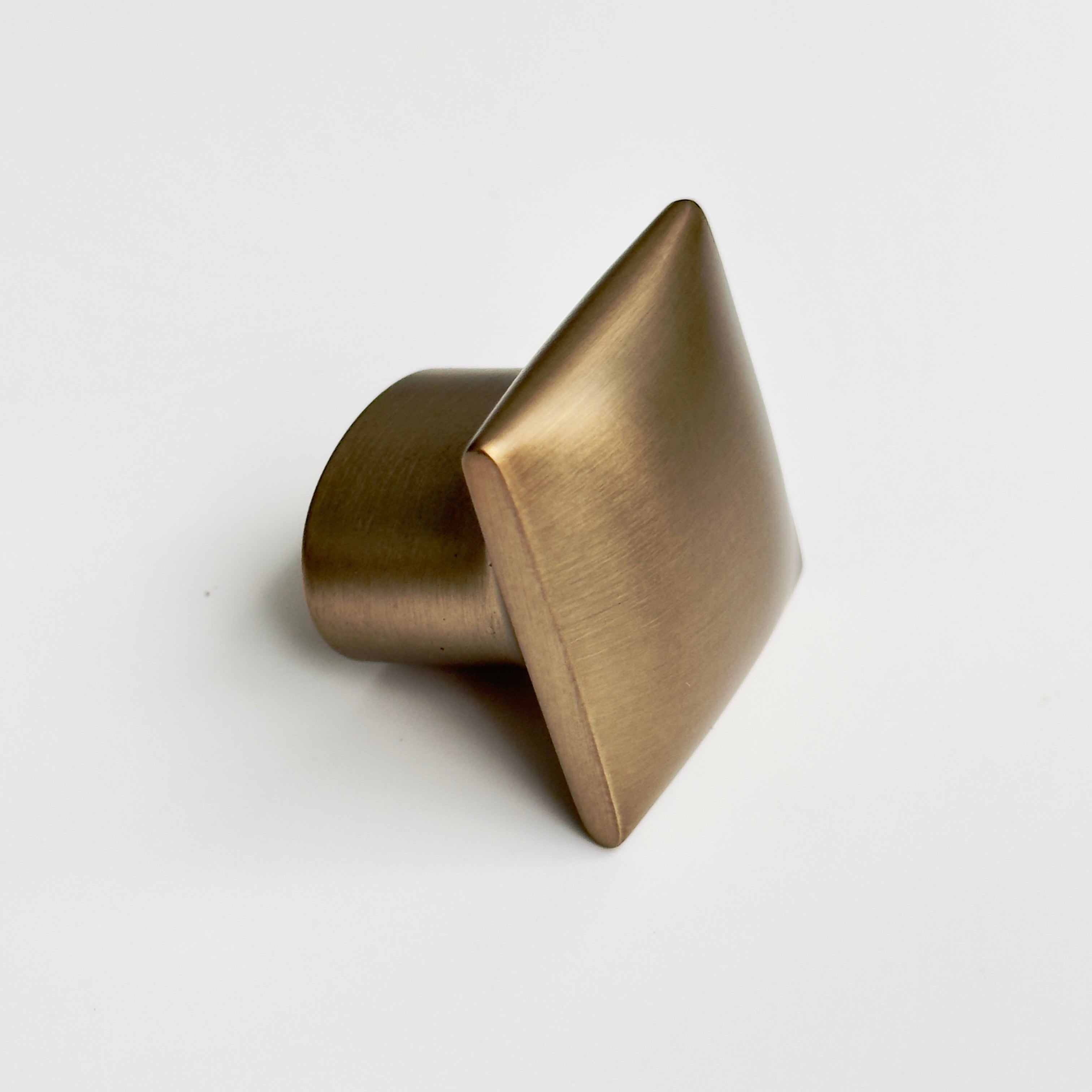 Brushed Bronze "Flow" T-Bar Cabinet Knob and Drawer Pull - Industry Hardware