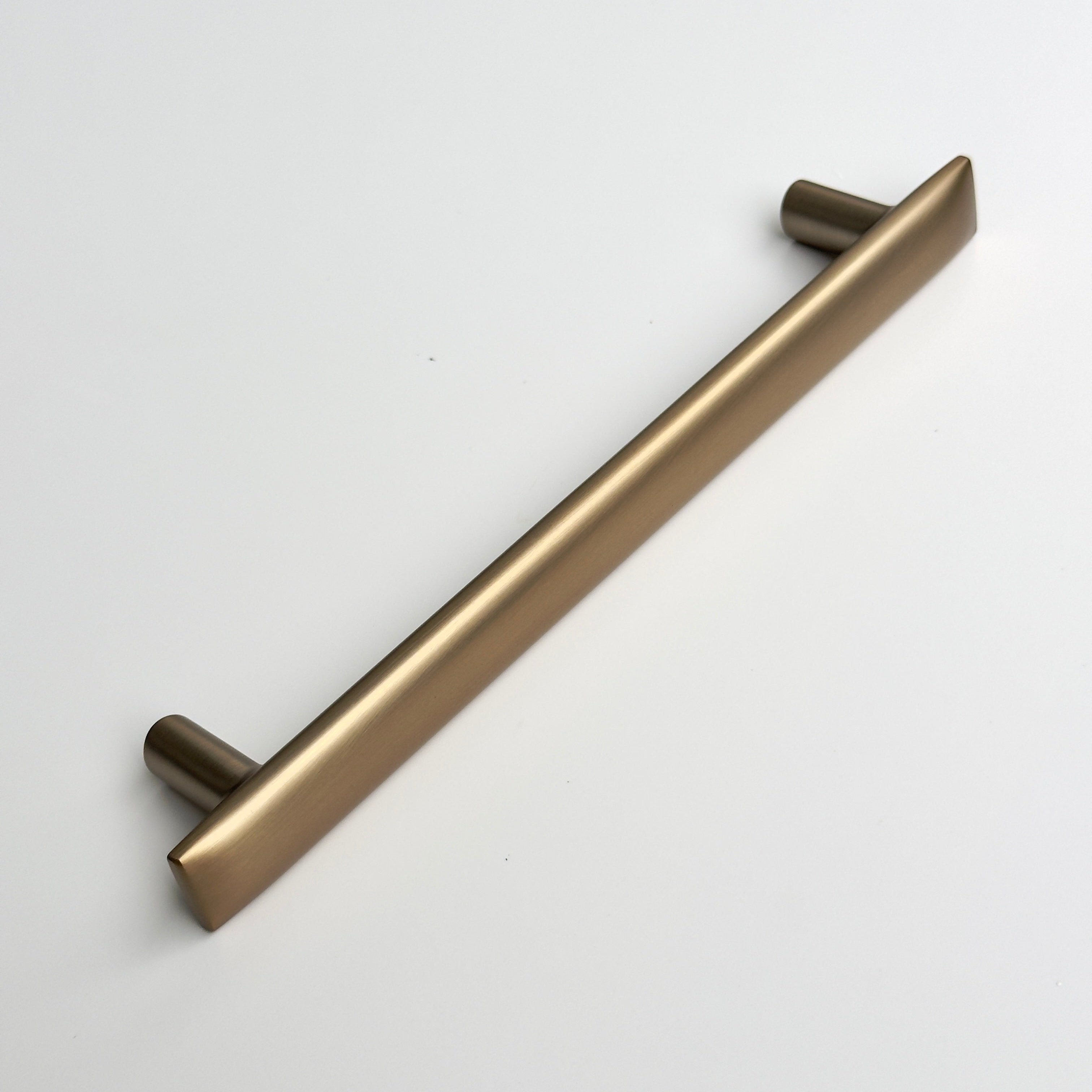 Brushed Bronze "Flow" T-Bar Cabinet Knob and Drawer Pull - Industry Hardware