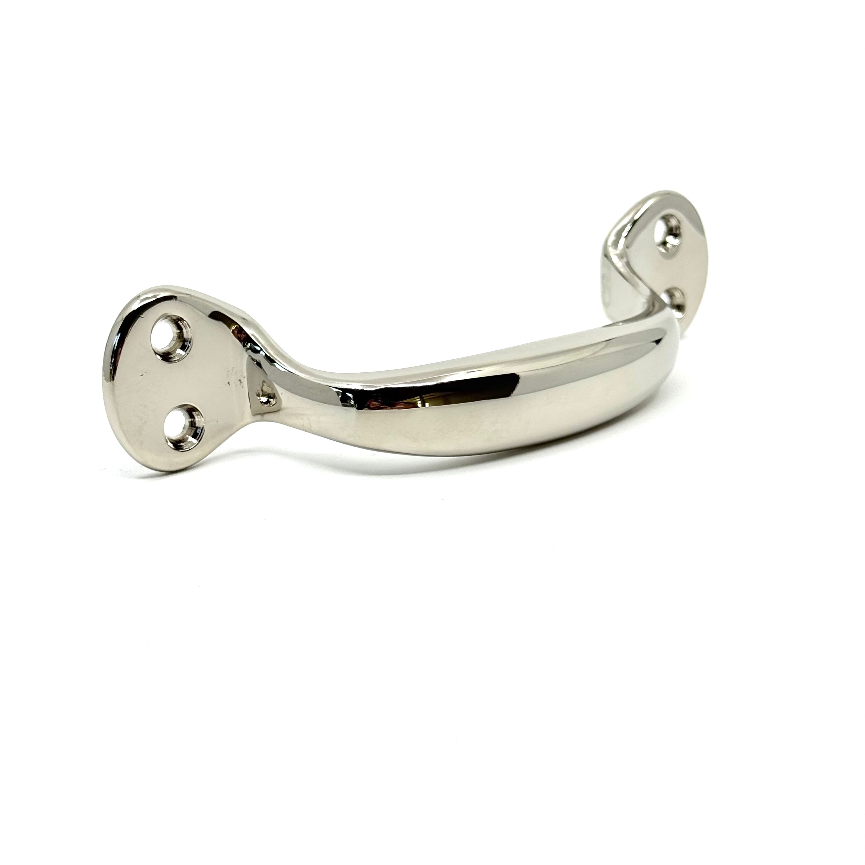 Polished Nickel Handle "Hall" Grip for Drawers, Doors And Windows - Industry Hardware