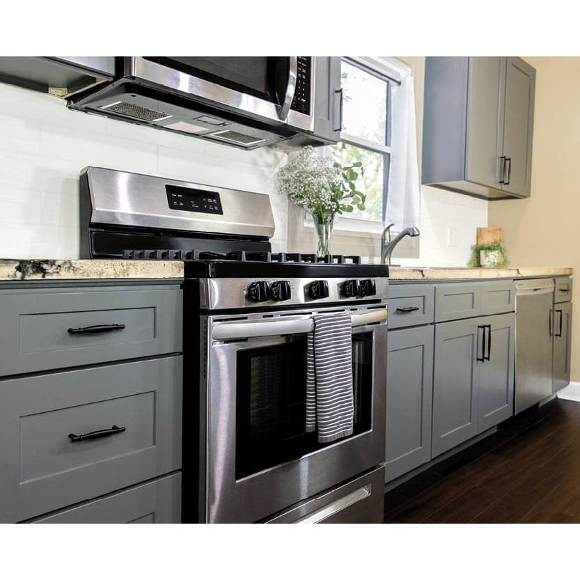 Matte Black "Amelia" Drawer Pulls and Knob