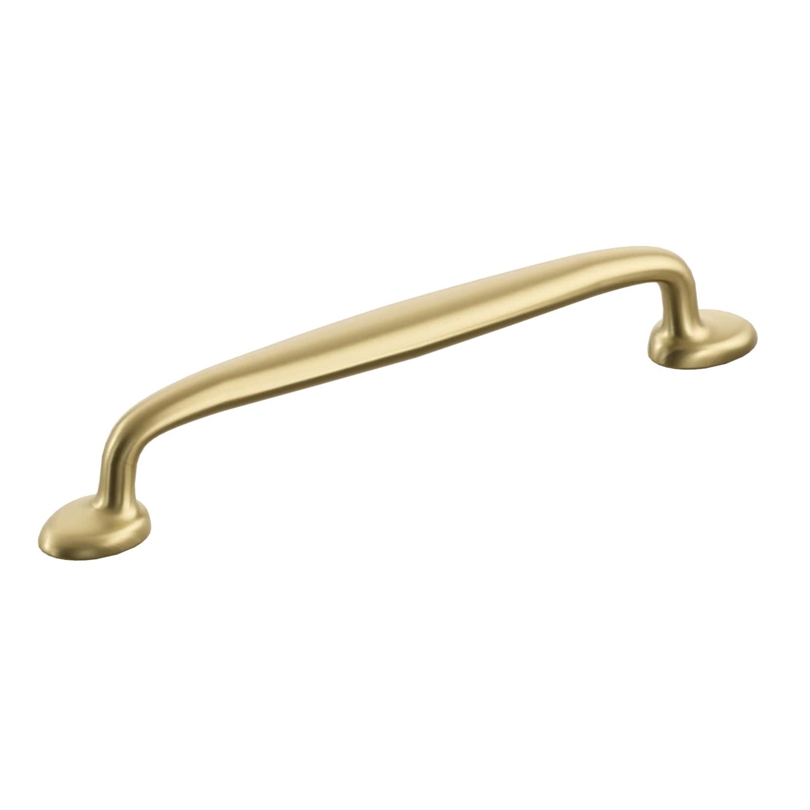 Satin Brass Cabinet Hardware "Estate" Cabinet Knobs and Pulls - Industry Hardware