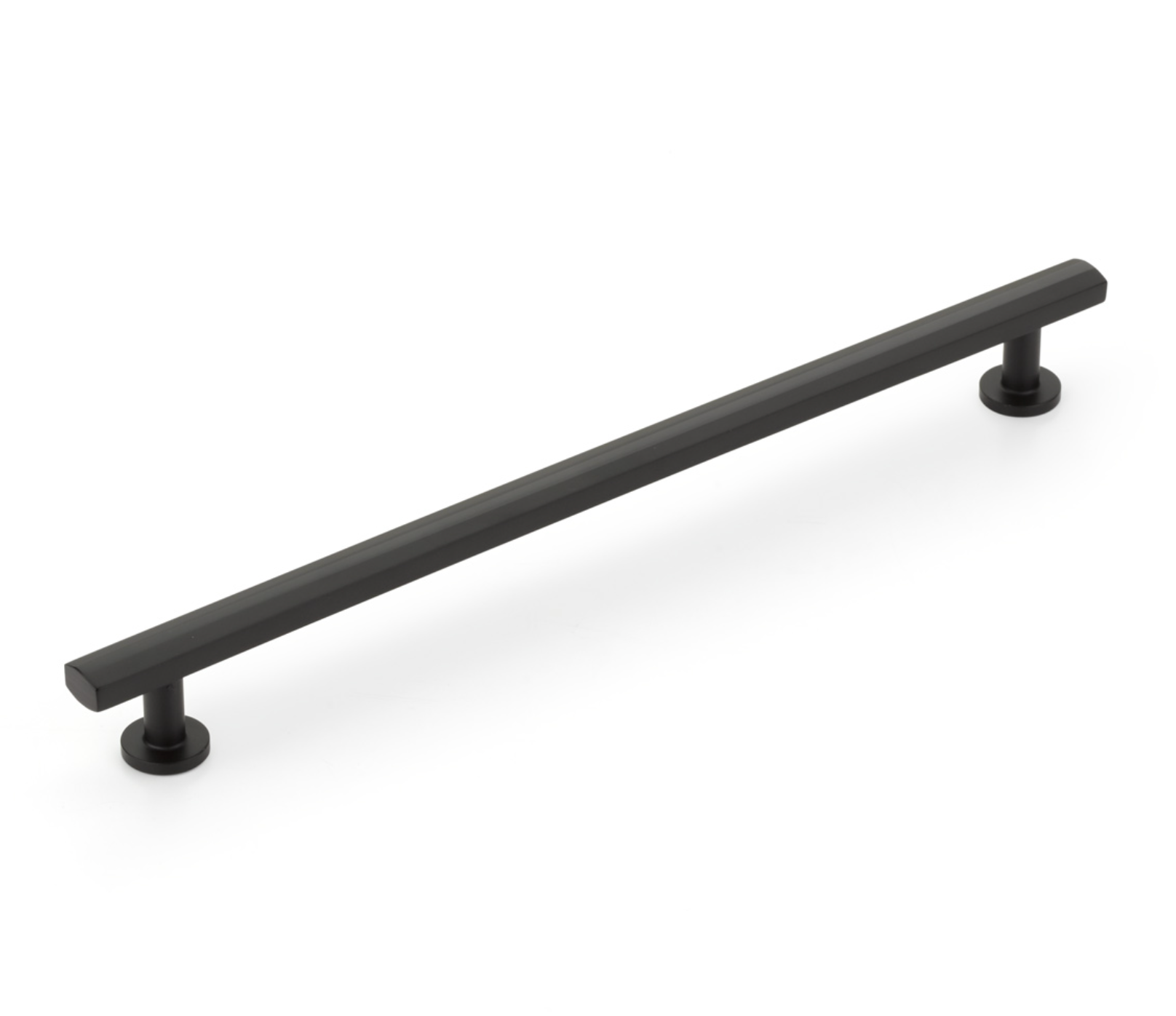 Matte Black "Heather" T-Bar Cabinet Knobs and Drawer Pulls - Industry Hardware
