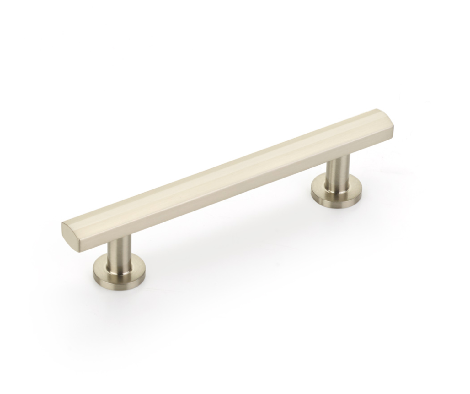 Brushed Nickel "Heather" T-Bar Cabinet Knobs and Drawer Pulls - Industry Hardware