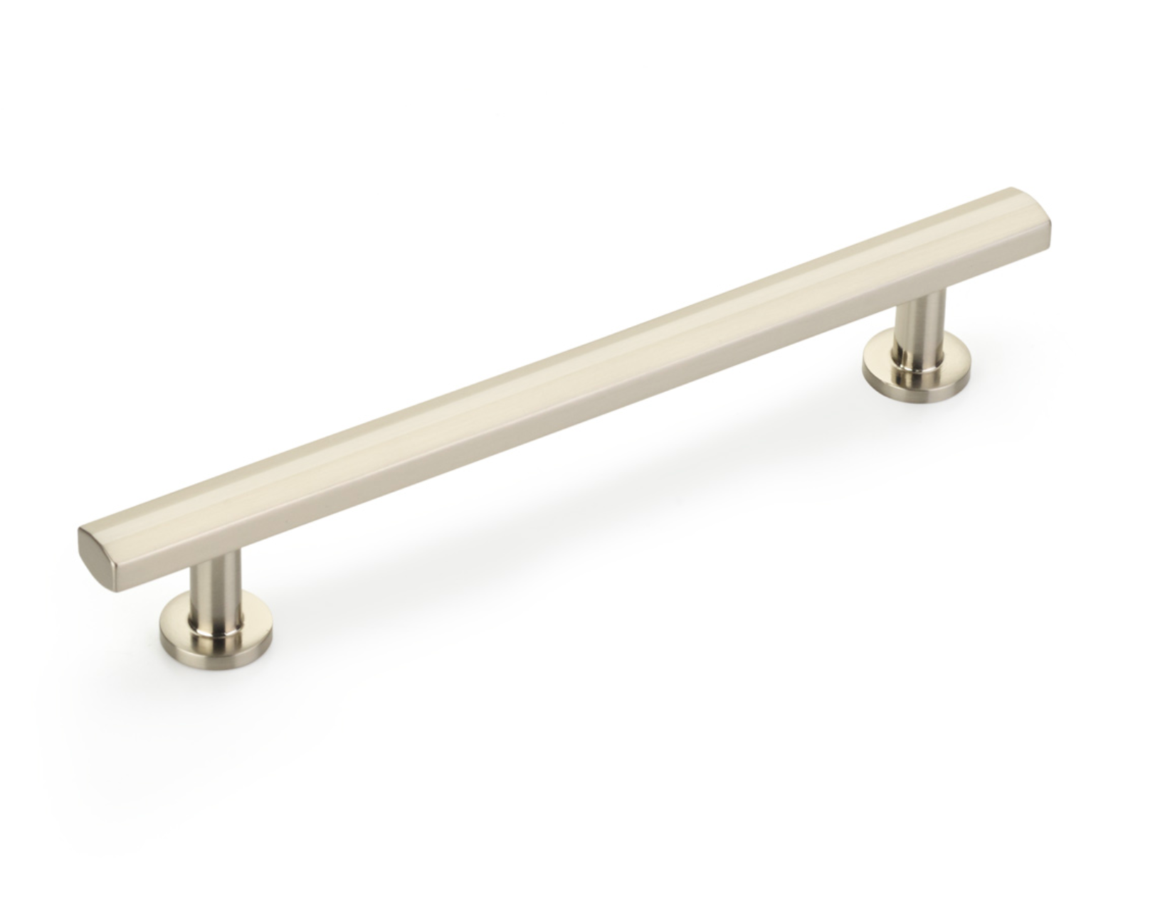 Brushed Nickel "Heather" T-Bar Cabinet Knobs and Drawer Pulls - Industry Hardware