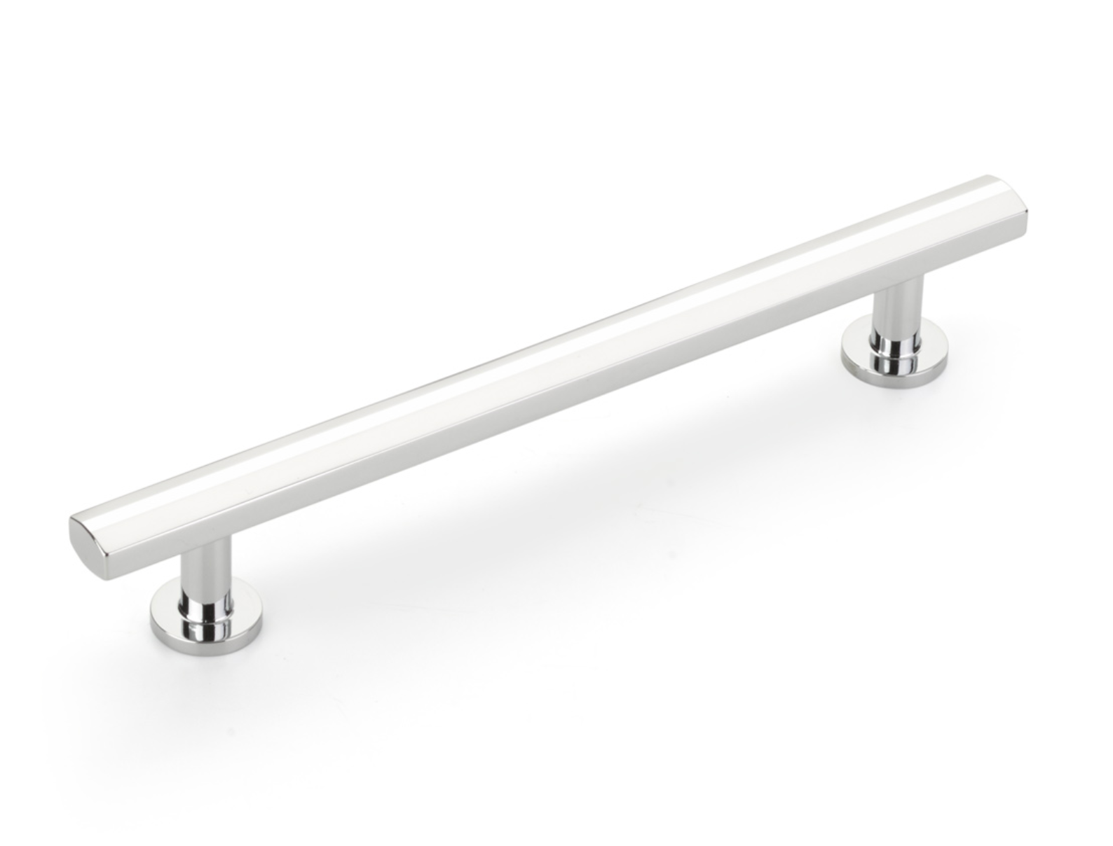 Polished Chrome "Heather" T-Bar Cabinet Knobs and Drawer Pulls - Industry Hardware