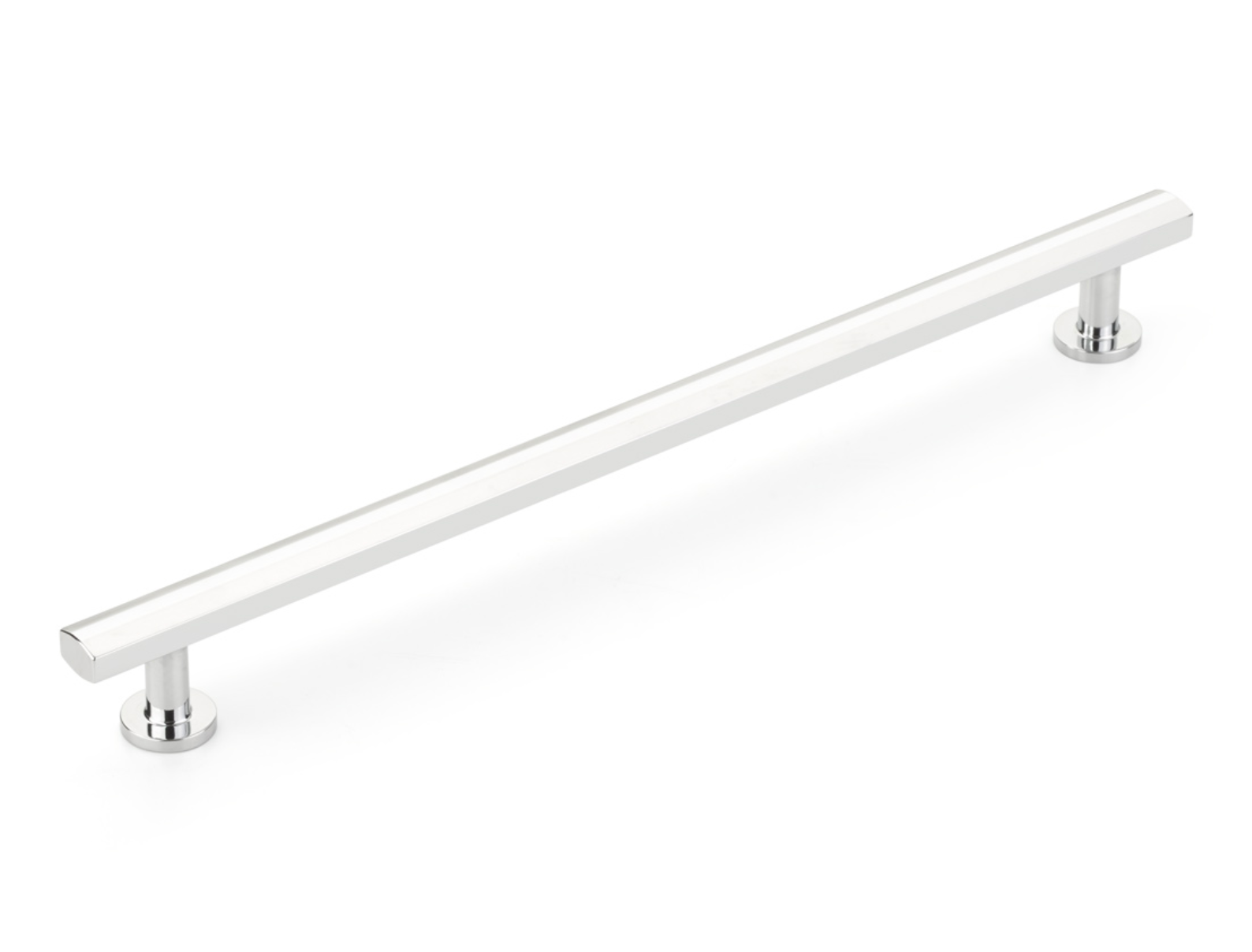 Polished Chrome "Heather" T-Bar Cabinet Knobs and Drawer Pulls - Industry Hardware