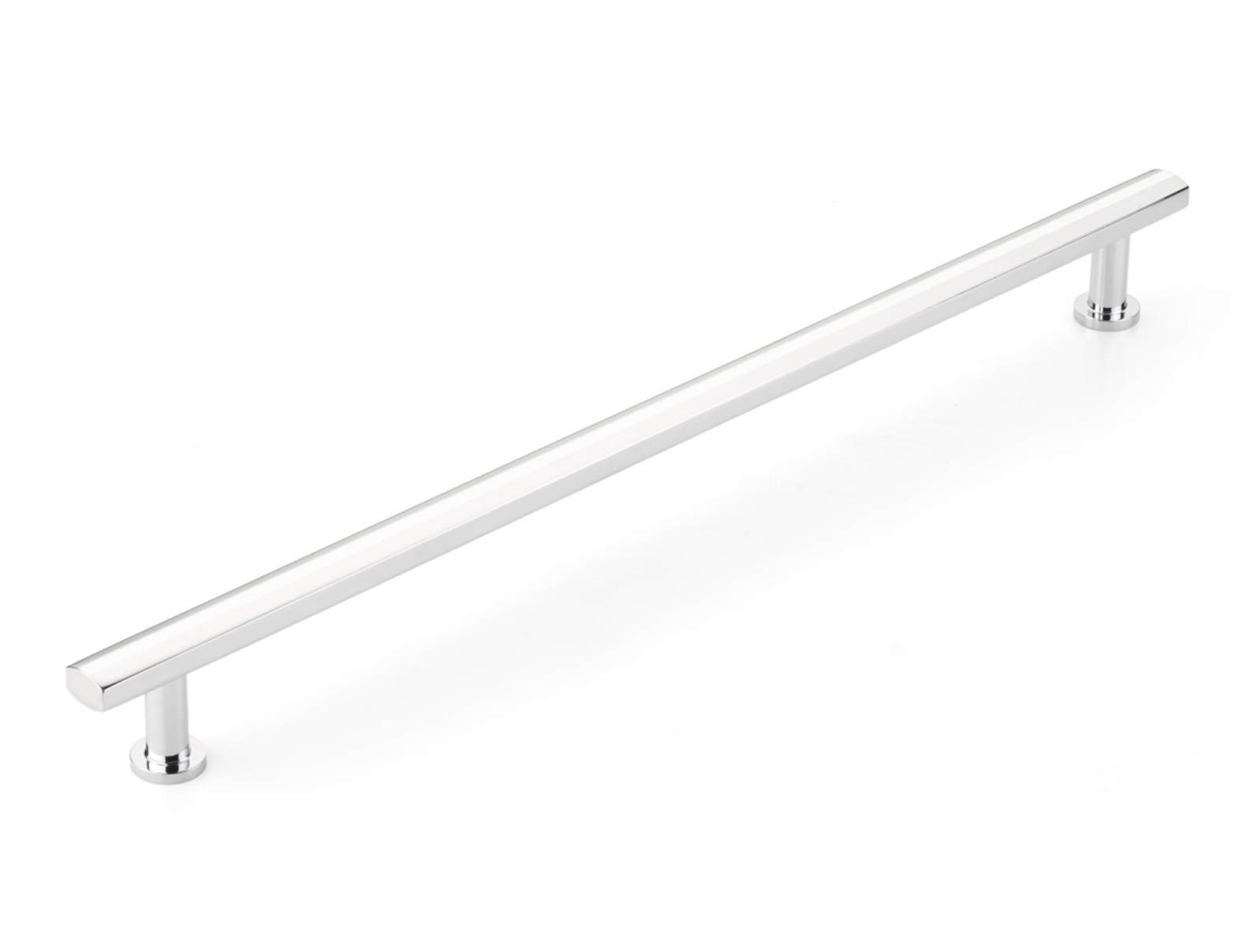 Polished Chrome "Heather" T-Bar Cabinet Knobs and Drawer Pulls - Industry Hardware