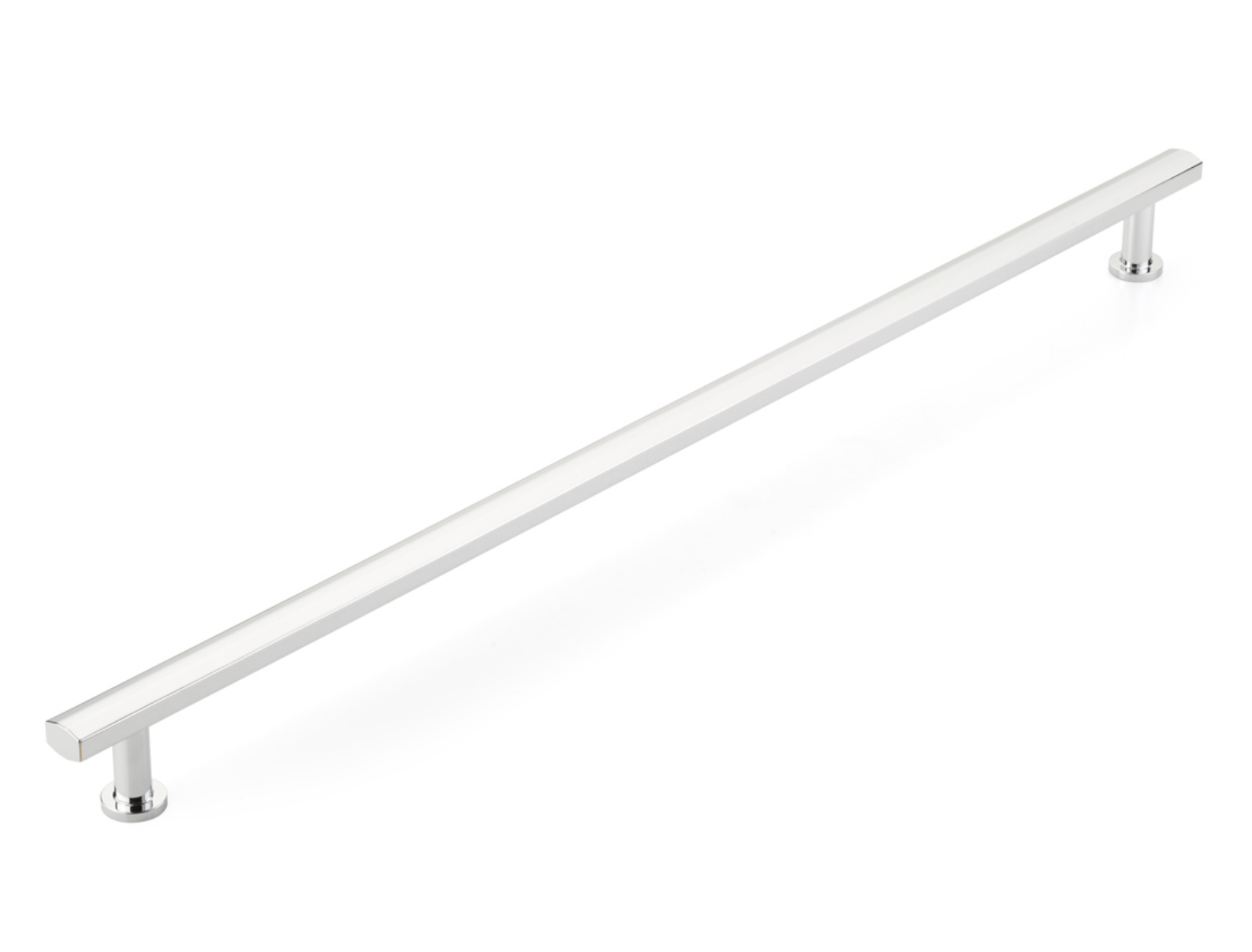 Polished Chrome "Heather" T-Bar Cabinet Knobs and Drawer Pulls - Industry Hardware