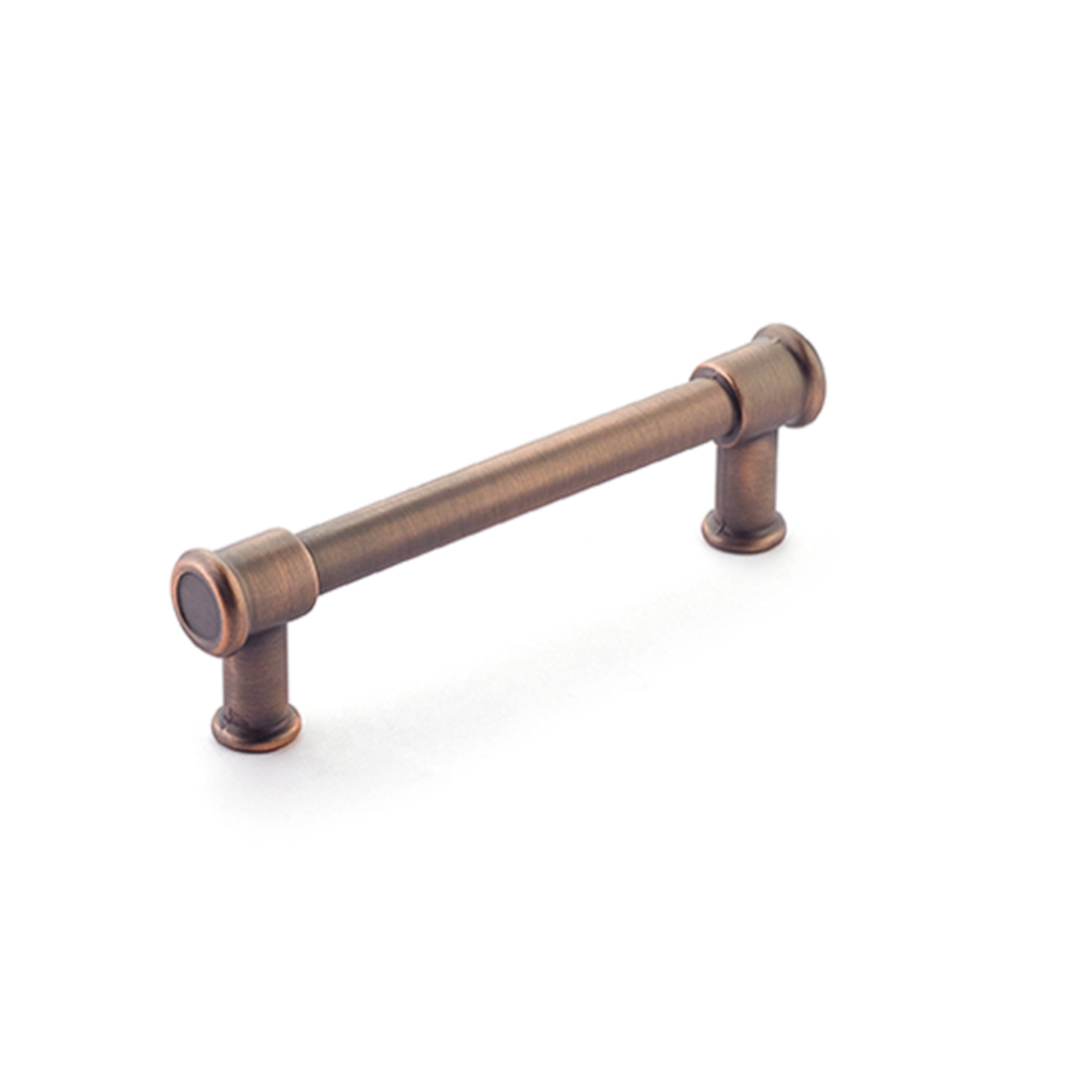 Antique Copper "Pipe" Cabinet Knob and Drawer Pulls - Industry Hardware