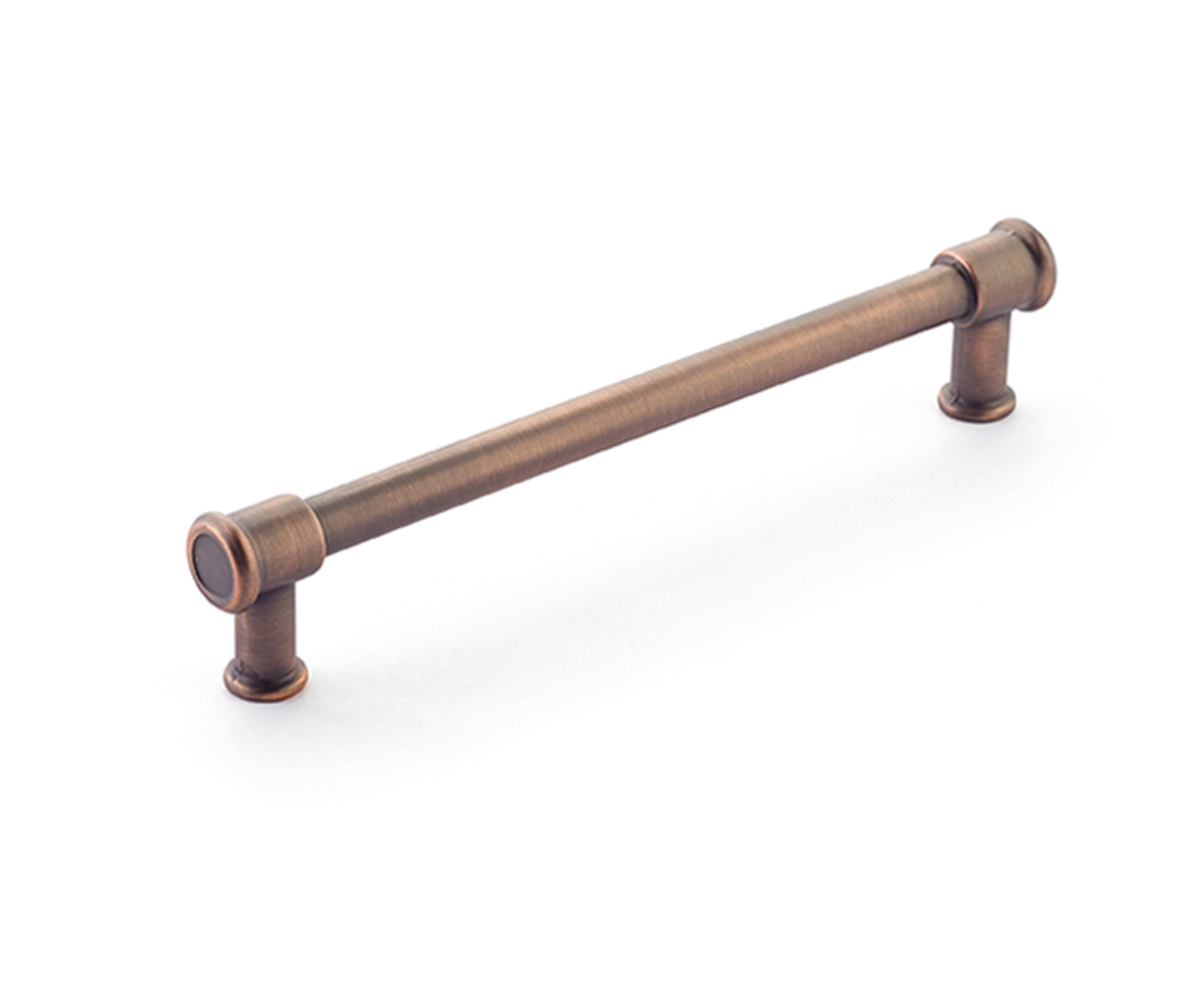 Antique Copper "Pipe" Cabinet Knob and Drawer Pulls - Industry Hardware