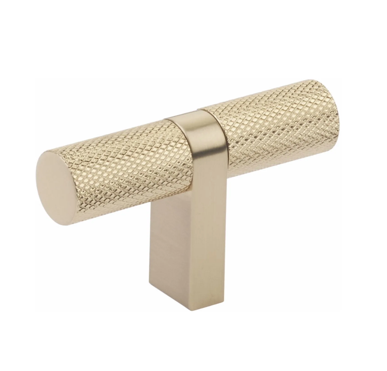 Knurled "Converse" Champagne Bronze Cabinet Knobs and Drawer Pulls - Industry Hardware