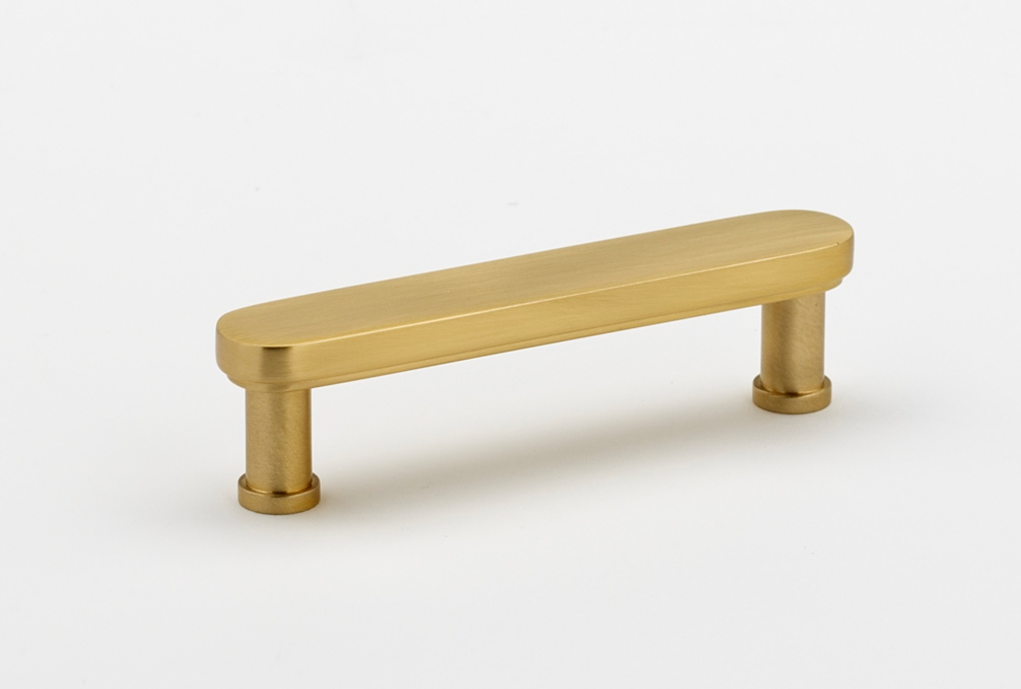 Satin Brass "Marni" Cabinet Knobs and Drawer Pulls - Industry Hardware