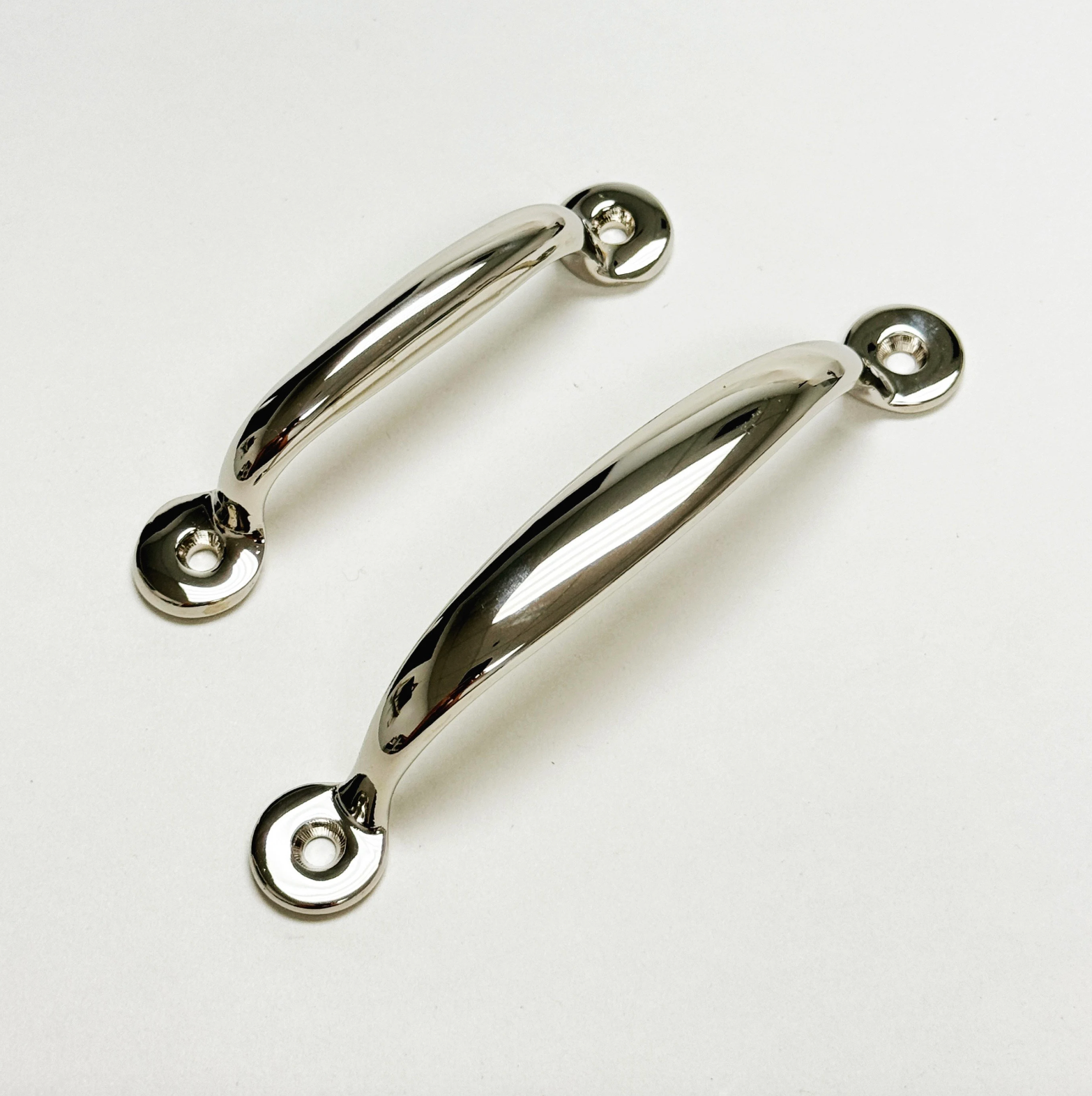 Polished Nickel "Everly" Screen Door and Drawer Pulls - Industry Hardware