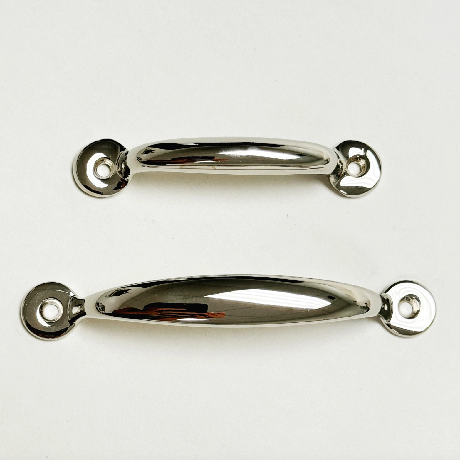 Polished Nickel "Everly" Screen Door and Drawer Pulls - Industry Hardware