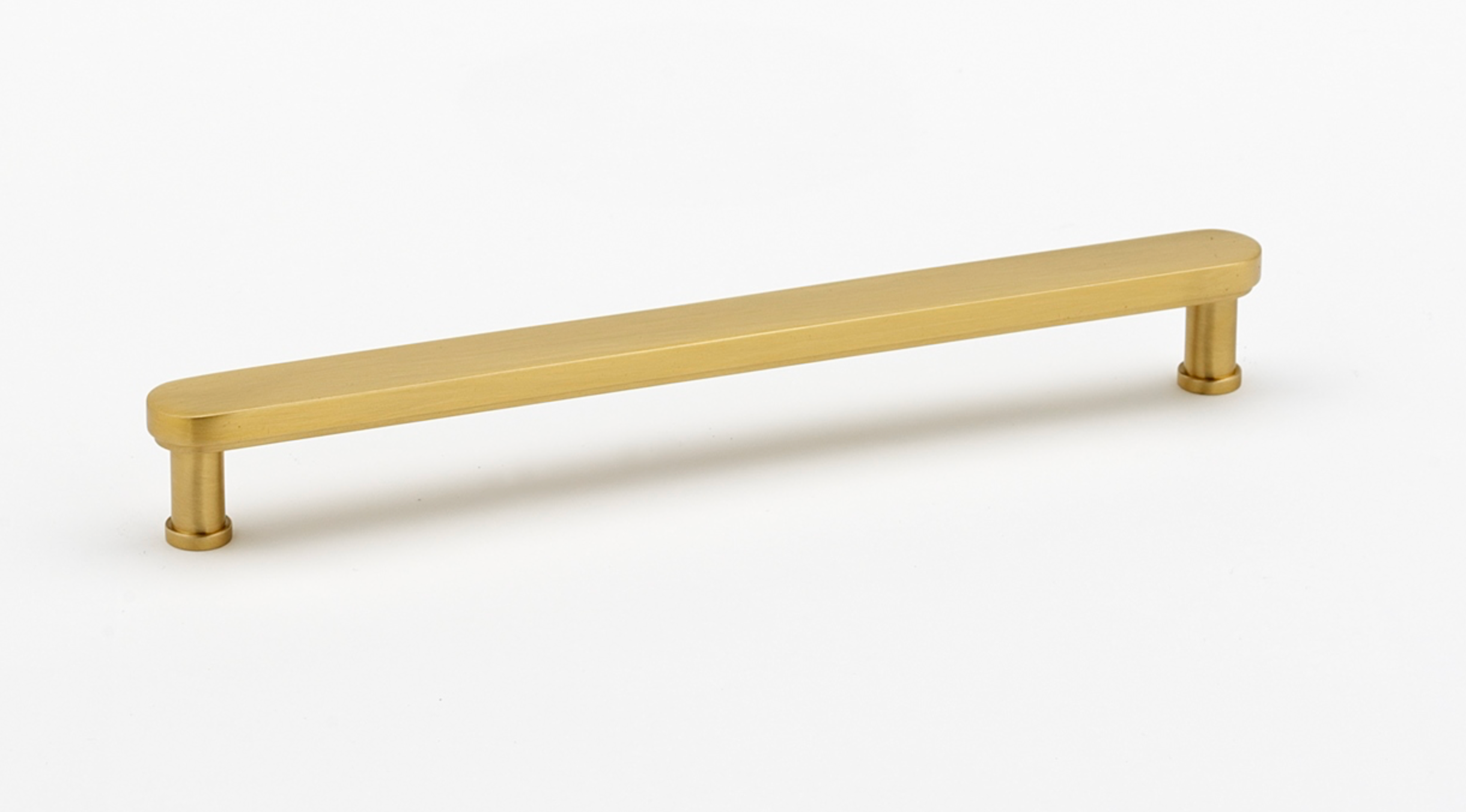 Satin Brass "Marni" Cabinet Knobs and Drawer Pulls - Industry Hardware