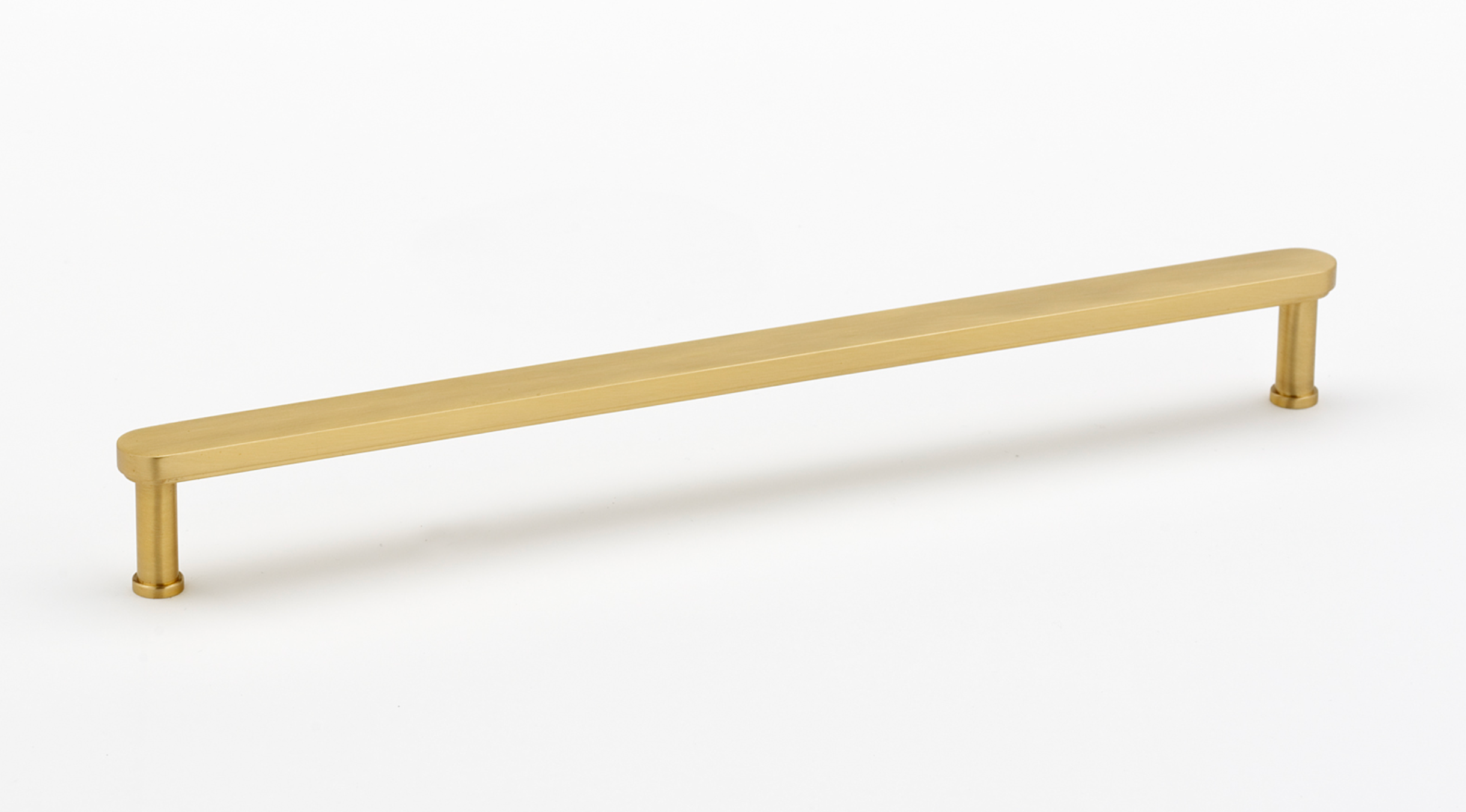 Satin Brass "Marni" Cabinet Knobs and Drawer Pulls - Industry Hardware