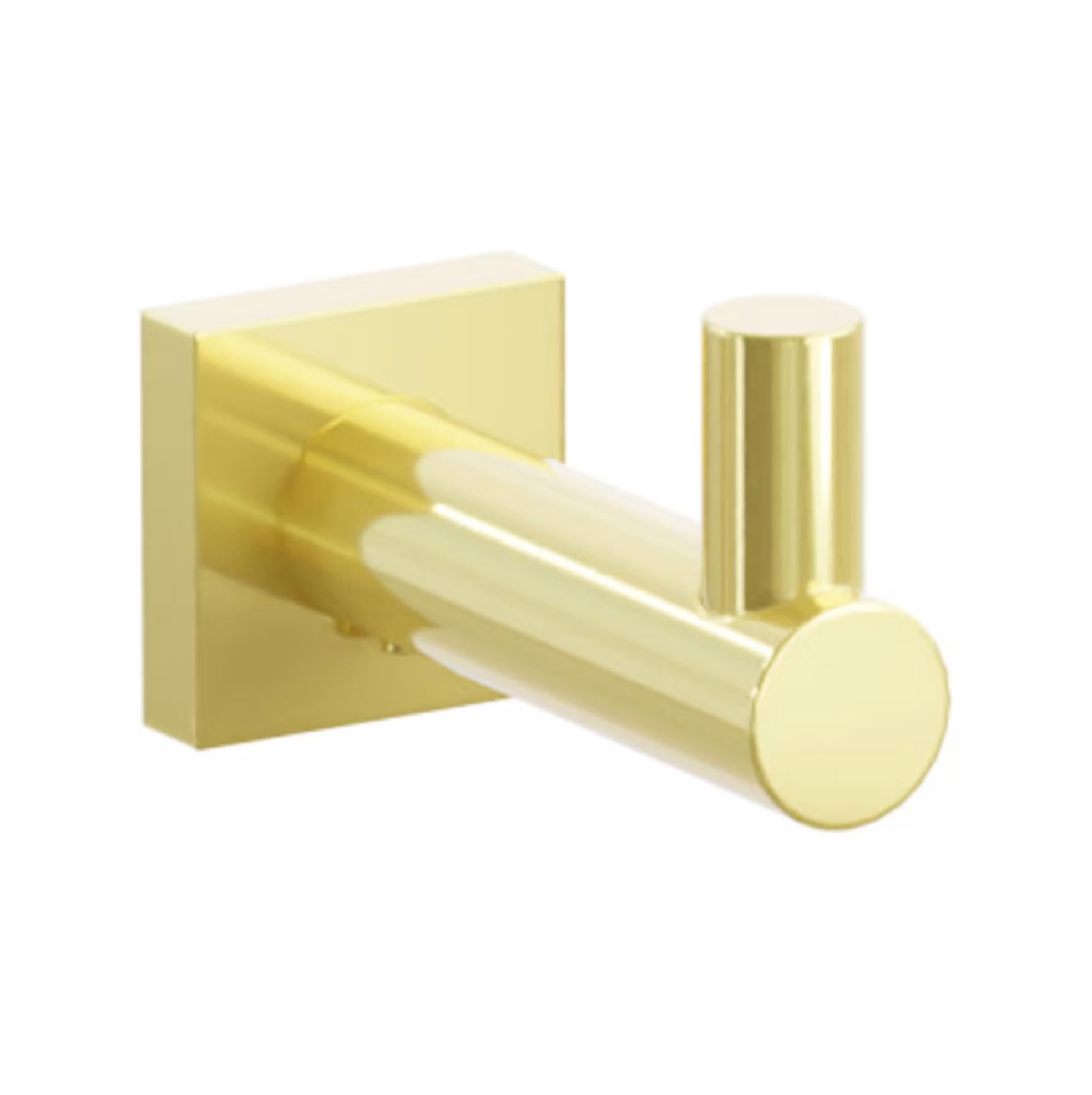 Polished Unlacquered Brass "Mod" Wall Hook - Industry Hardware