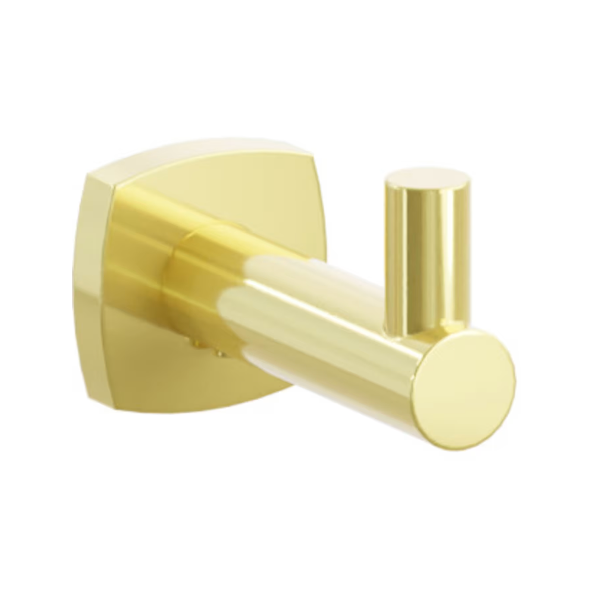 Polished Unlacquered Brass "Mod" Wall Hook - Industry Hardware