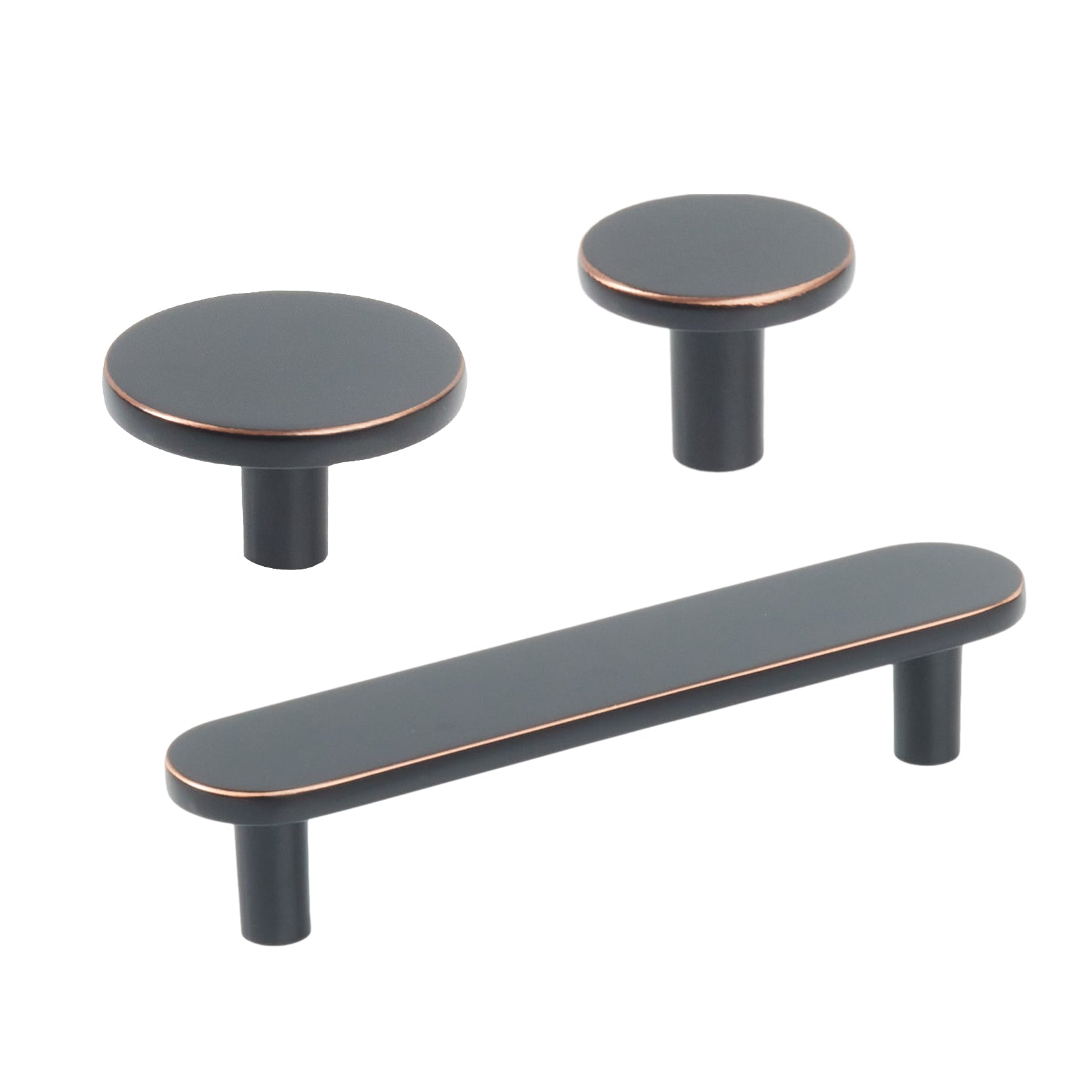 Oil Rubbed Bronze "Arlow" Drawer Pulls and Cabinet Knobs